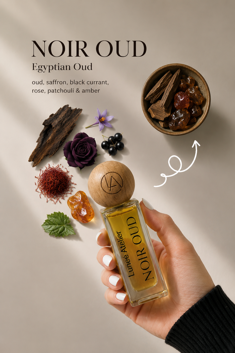 NOIR OUD Perfume Oil: Experience the Allure of Egyptian Oud - LUNEE ATELIER