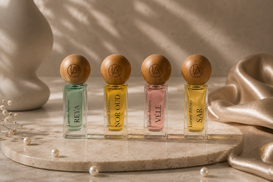 Discover the Luxe Experience with The Atelier Collection - 4-in-1 Luxury Signature Perfume Oils - LUNEE ATELIER